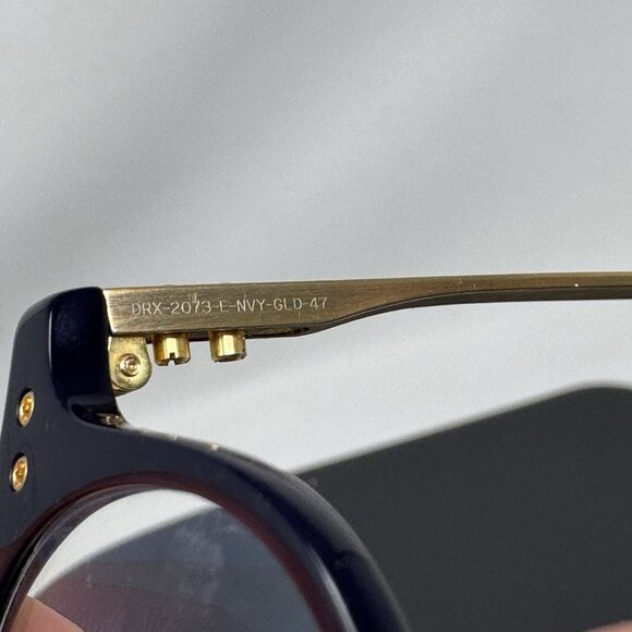 Dita Ash Eyeglasses NVY-GLD Navy Blue Gold 47mm Frames Japan
